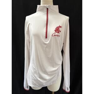 Women’s J America White Cougars Sweater Sz XL